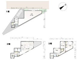 【間取り図】
店舗付き3LDKの間取りプランです