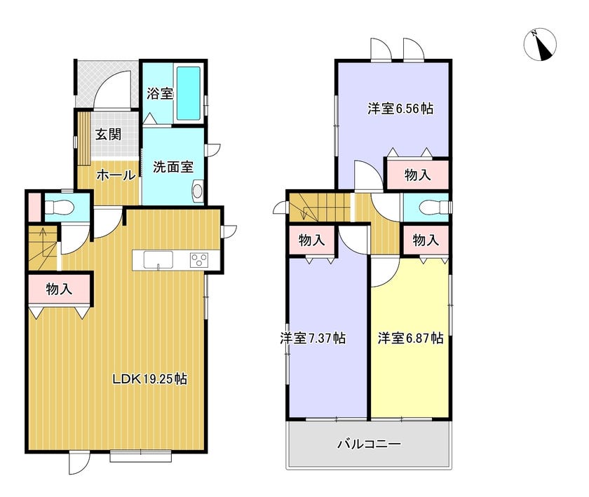 【間取り】
3LDKです。