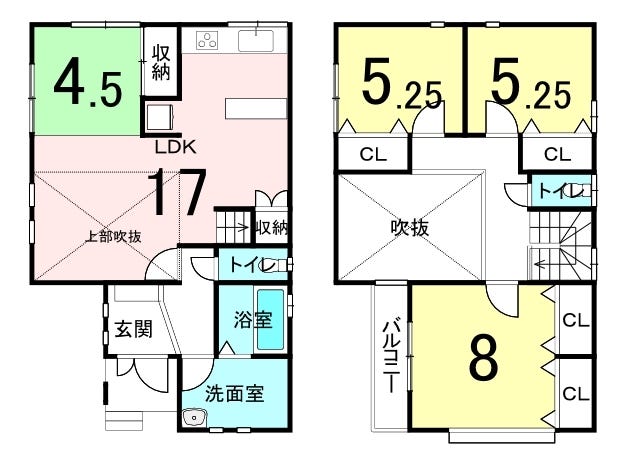 【間取り】
北欧風にリノーベションしました！！