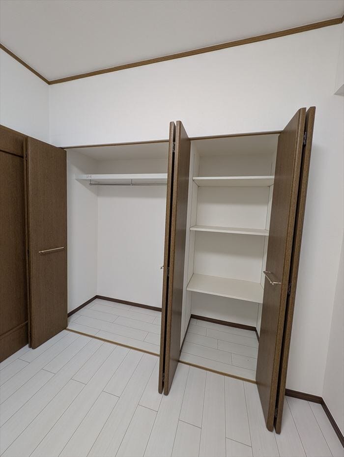 全居室収納スペースあり!ライフスタイルが変化するごとに荷物が増えても安心です