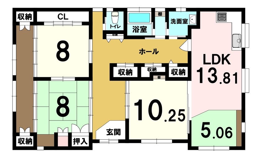 【間取り】
現況を優先します