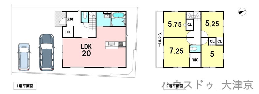 【間取り】
間取り：4LDK、価格：2,598万円、土地面積126.0㎡、建物面積101.65㎡