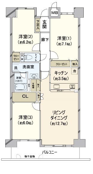 【間取り】
