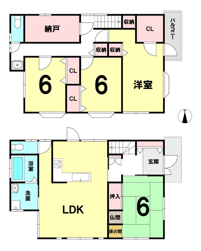 【間取り】
4LDK