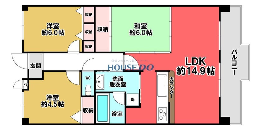 【間取り】
☆住宅ローン返済額 月々5万円台からご検討いただけます☆大好評自己資金0円プランご紹介可能です♪Web上ではお伝えできない当物件の魅力が多数ございます！お問合せ、心よりお待ちいたしております！