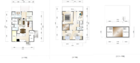 【間取り図】
新築戸建イメージパース・図面