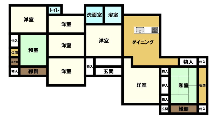 【間取り】
現況を優先します。