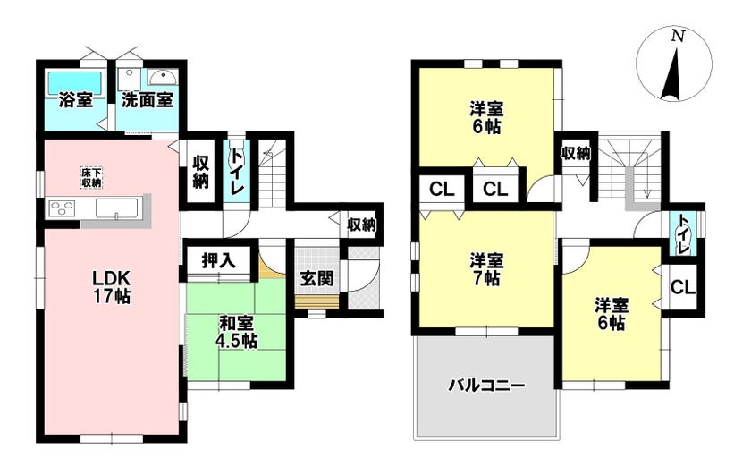 【間取り】
1号棟
