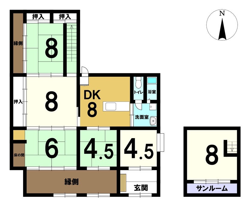 【間取り】
現況を優先します