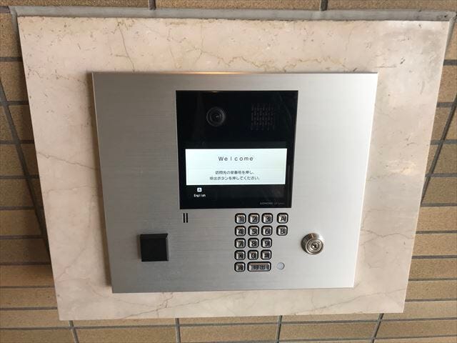 オートロックのため防犯面では安心です。