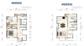 【間取り図】
新築戸建イメージパース・図面