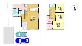 【間取り図】
外構費用・別途諸経費要