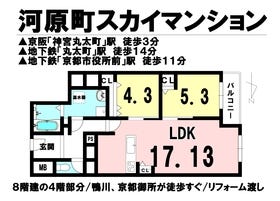 京都市上京区中町通丸太町下る駒之町