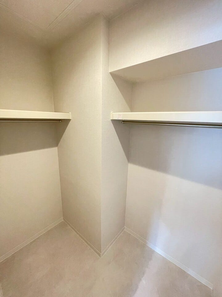 リビング横6帖洋室のウォークインクローゼット