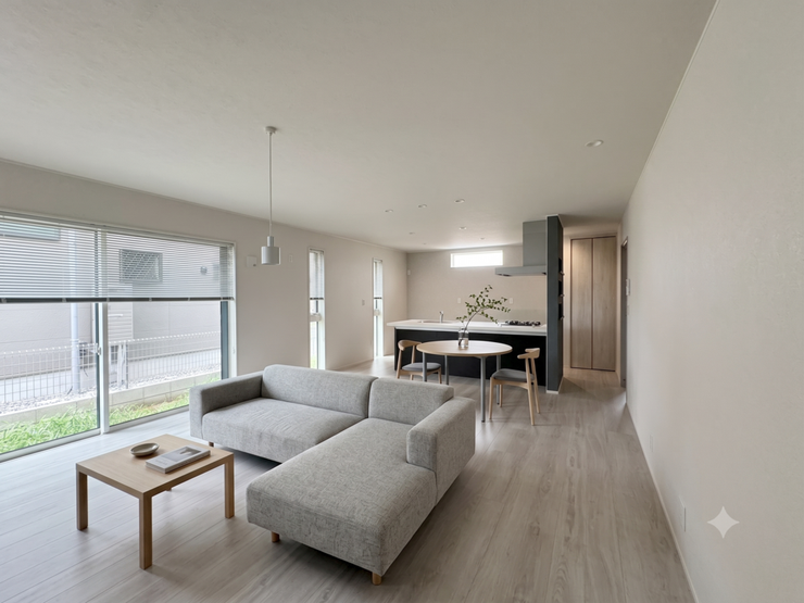 【Living】こちらの画像はAIによる家具イメージです。お部屋の雰囲気を感じてみてください♪