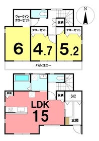 建物価格：2170万円
間取り：3LDK
建物面積：86.13㎡