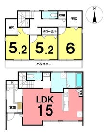 建物価格：2320万円
間取り：3LDK
建物面積：91.83㎡