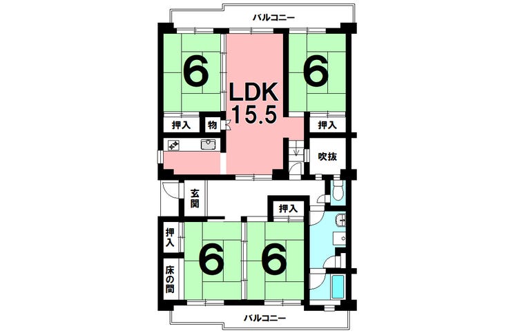 鴨池新町 鴨池ガーデンハウス６号棟