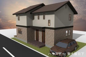 こちらは2世帯住宅の建築イメージでございます！ご家族皆様で食事＋くつろぎの時間を共有できるので、にぎやかに暮らせそうですね♪