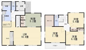 【間取り図】
これらの建物価格・間取り・建物面積はあくまで想定値になります。