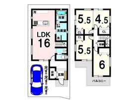 【間取り図】
別途外構費用：110万円(税込)