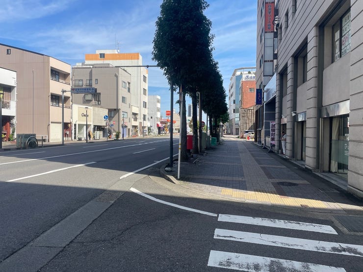 大通りですので歩道も整備されています。