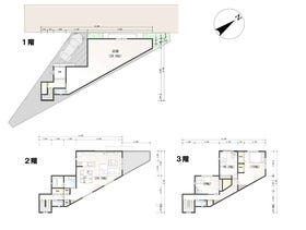 【間取り図】
店舗付き3LDKの間取りプランです