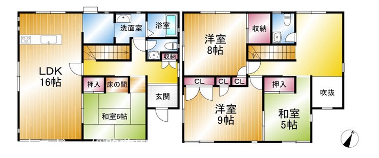 【間取り】
現況と異なる場合は現況優先といたします。