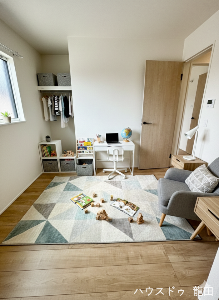 ■□■洋室・収納■□■
洋室4.5帖オープンクローゼット
※家具を入れたイメージ写真です