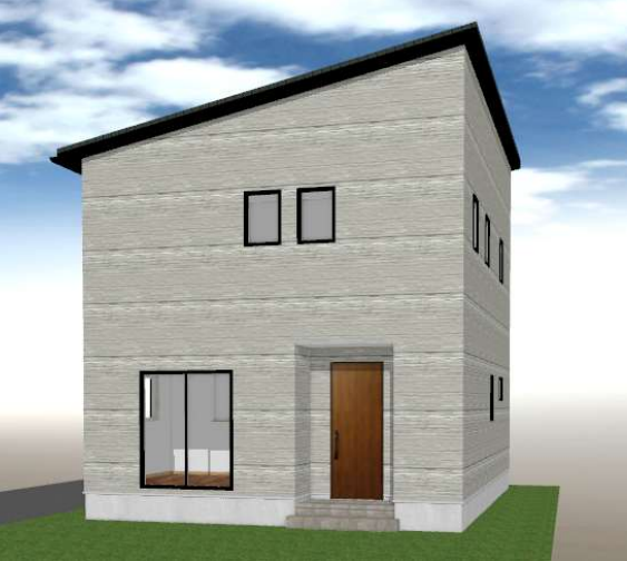 【建物プラン例(外観パース)】