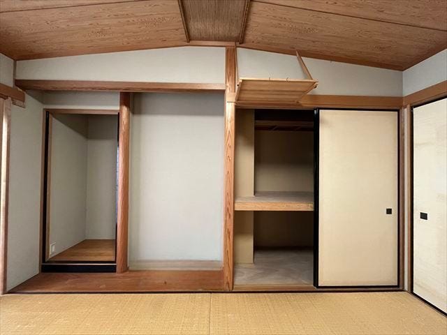 和室押入
※小物削除加工を行っております。
(2026年1月16日 撮影)