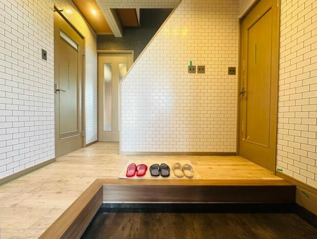 広々とした玄関です。