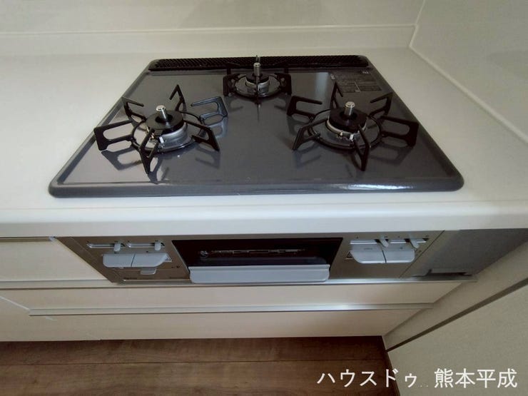 3口コンロで時短料理が可能