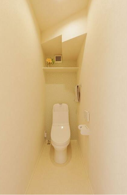 新築ならではの清潔で気持ちの良いトイレ空間です。