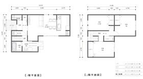 【間取り図】
３LDKの参考プランです（価格は建物本体のみ、外構工事費用等別途）