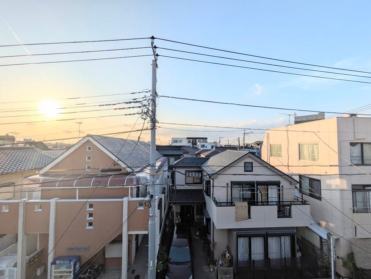 住戸からの眺望です。陽当り、通風良好です。