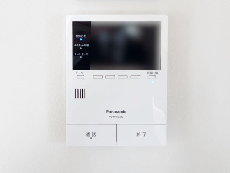 設備(2025年10月)撮影
◎本日案内可能◎
モニター、録画機能付きのインターホン。