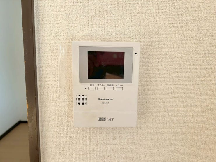 モニタ付きインターホン♪