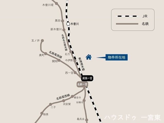 名鉄名古屋本線 「今伊勢」 駅 徒歩15分