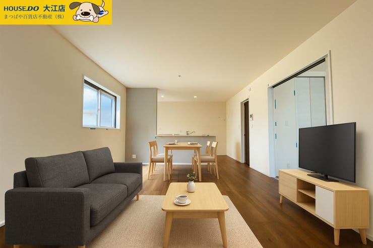 ※画像の家具等はイメージです
人気の対面キッチンに家具の配置がしやすく広々としたリビングです。