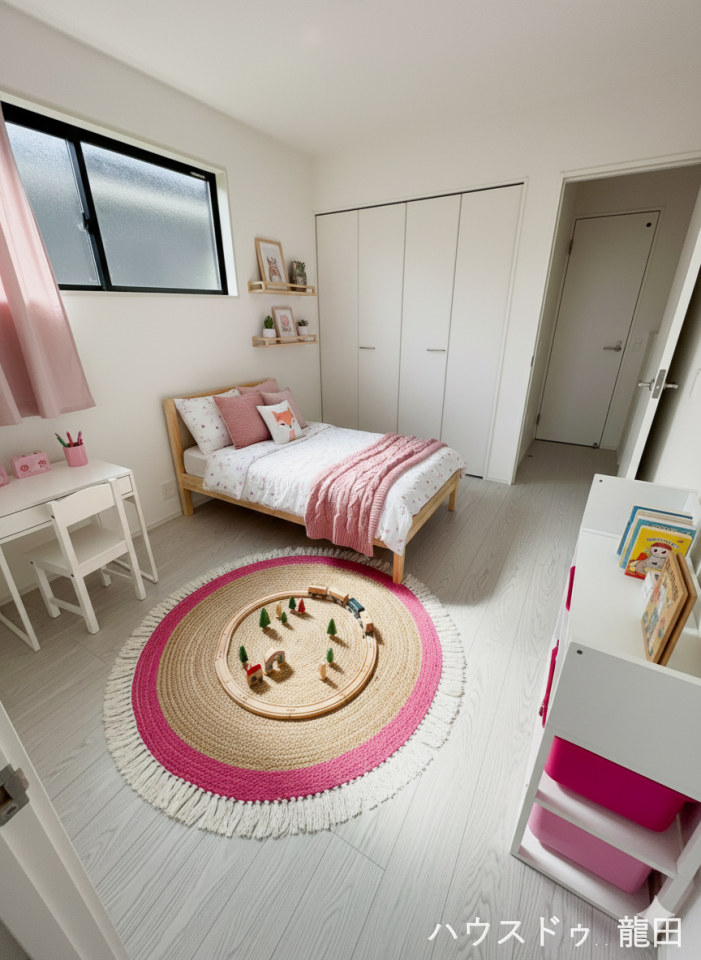 ■□■洋室■□■
ご自身好みの家具で、
可愛らしい子供部屋にもなりますね。
※家具を入れたイメージ写真です