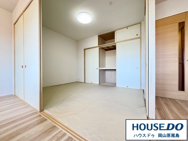 落ち着きのある和室は、来客用にもお子様の寛げる空間としても使えます。