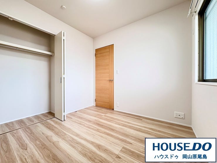 各居室の収納スペースに使わない荷物をしっかりと仕舞えるので、住空間を有効に活用する事ができます。