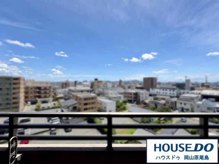 6階部分のお部屋で、バルコニーからの眺望も良好です♪