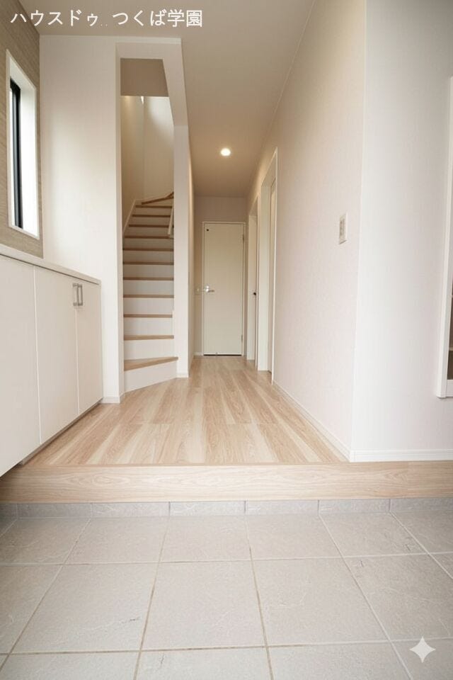 白とベージュの配色で清潔感があります♪