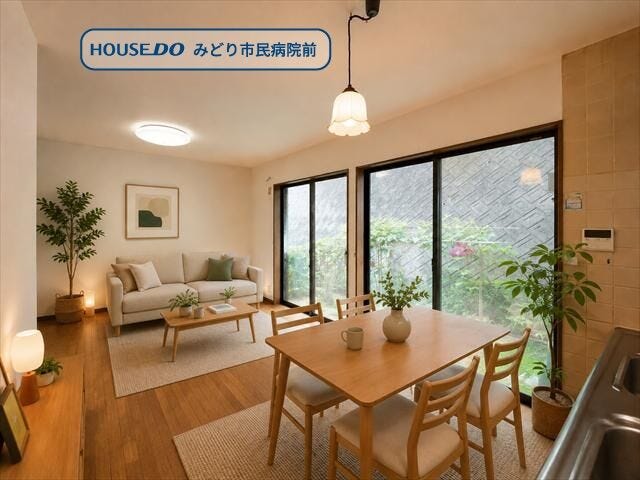 お庭付き♪
※画像はイメージです。実際の写真に家具や調度品をCG合成したものです。(家具等は販売に含まれておりません)