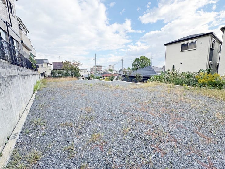 4号地側に向かって。