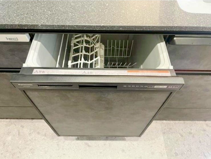 食洗器内蔵なので毎日楽々♪