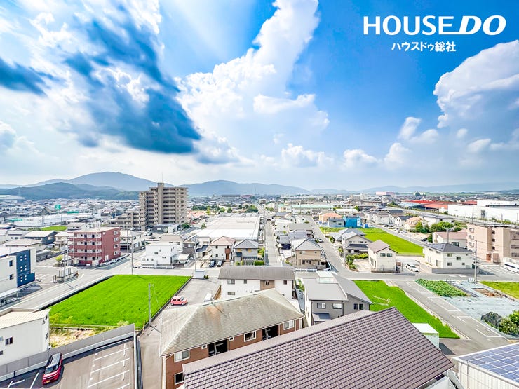 日当たり良好で、開放感のある眺望が楽しめます。