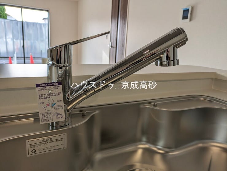 浄水器一体型水栓です。